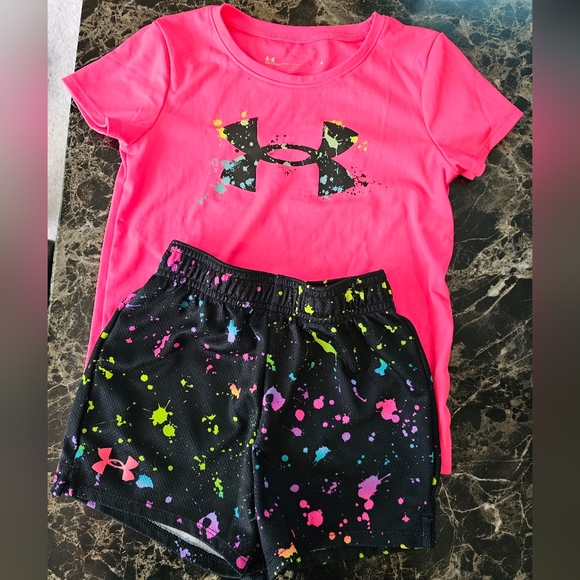 Girls Nike and Under Armour sets - Picture 1 of 6